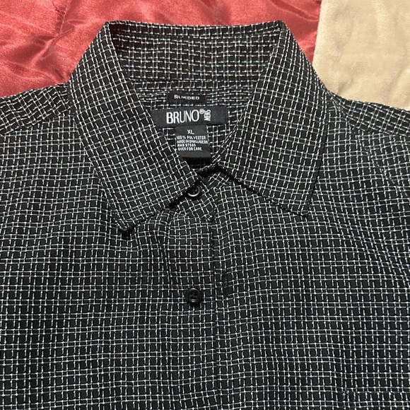 Black and White Checkered Casual Shirt - Picture 1 of 3